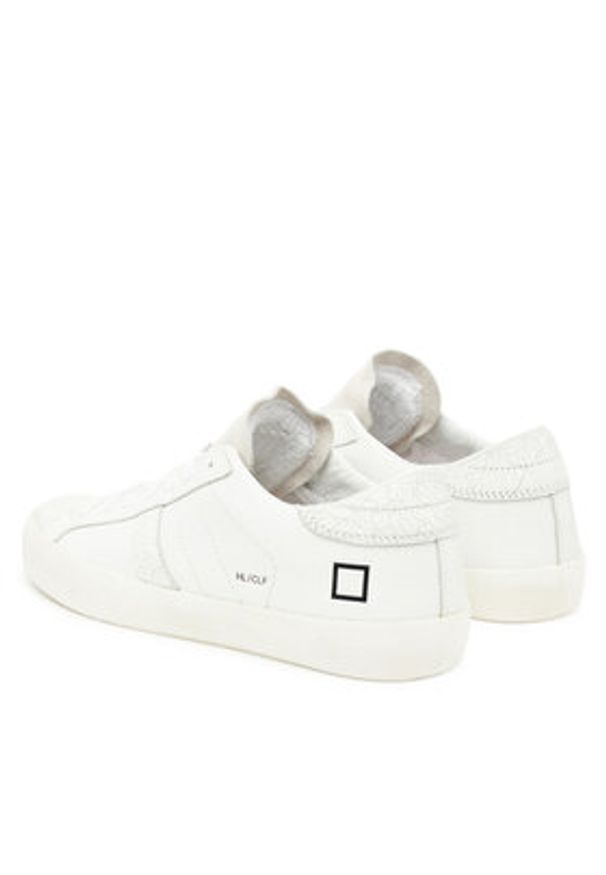 D.A.T.E. Sneakersy Hill Low Calf W431-HL-CA Biały. Kolor: biały. Materiał: skóra