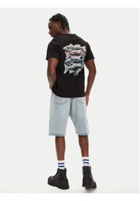 Hunter T-Shirt Raasay Graphic HARM0034251 Czarny Regular Fit. Kolor: czarny. Materiał: bawełna