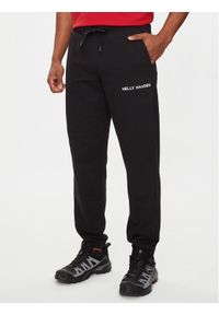 Helly Hansen Spodnie dresowe Core Sweat Pant 53926 Czarny Regular Fit. Kolor: czarny. Materiał: bawełna #1