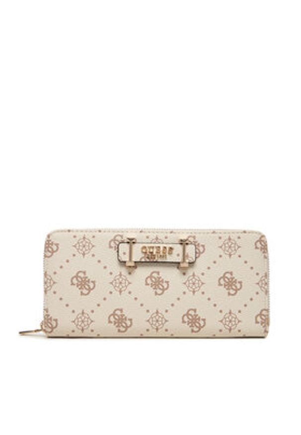 Guess Duży Portfel Damski Silia Slg SWGP98 90146 Écru. Materiał: skóra