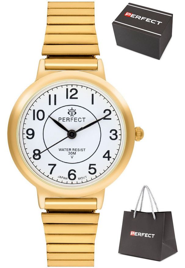 Zegarek Perfect X284-03 damski rozciągana bransoleta .