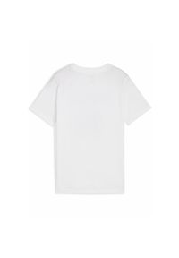 Puma - Młodzieżowa koszulka z grafiką sneakersów PUMA White. Kolor: biały. Sport: joga i pilates