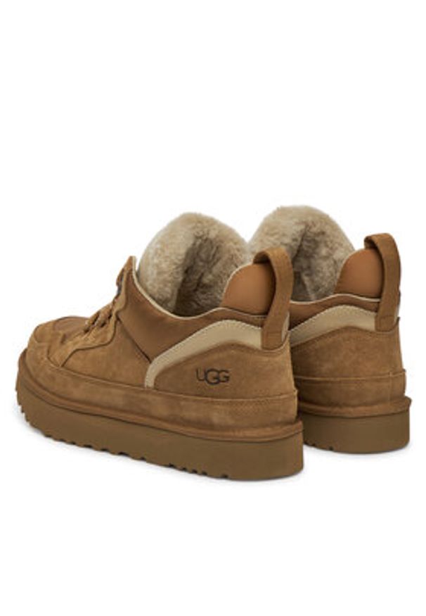 Ugg Sneakersy M Lowmel 1170750 Brązowy. Kolor: brązowy. Materiał: zamsz, skóra