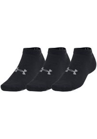 Under Armour - Skarpetki Unisex Dla Dorosłych Essential Low Cut (zestaw 3 Sztuk). Kolor: czarny. Sport: turystyka piesza #1