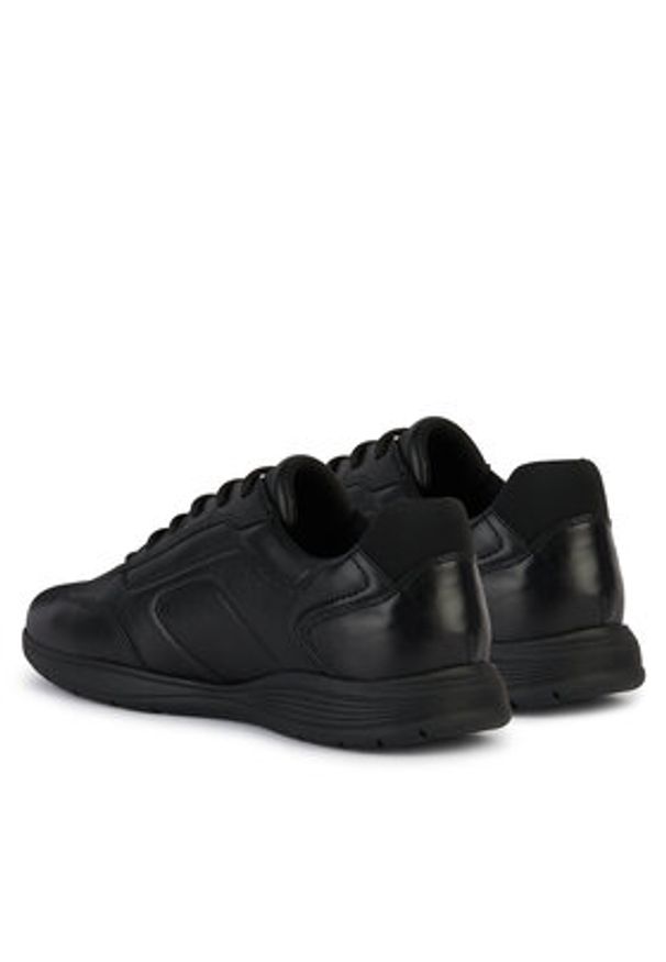 Geox Sneakersy U Spherica Ec2 U45BXD 000LM C9999 Czarny. Kolor: czarny. Materiał: skóra