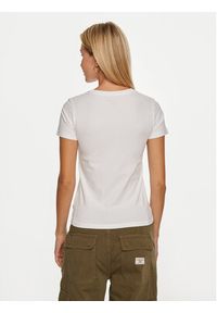 Guess Jeans T-Shirt W4YI02 J1314 Biały Slim Fit. Kolor: biały. Materiał: bawełna #4