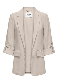 only - ONLY Marynarka Aris 15310839 Szary Loose Fit. Kolor: szary. Materiał: wiskoza #1