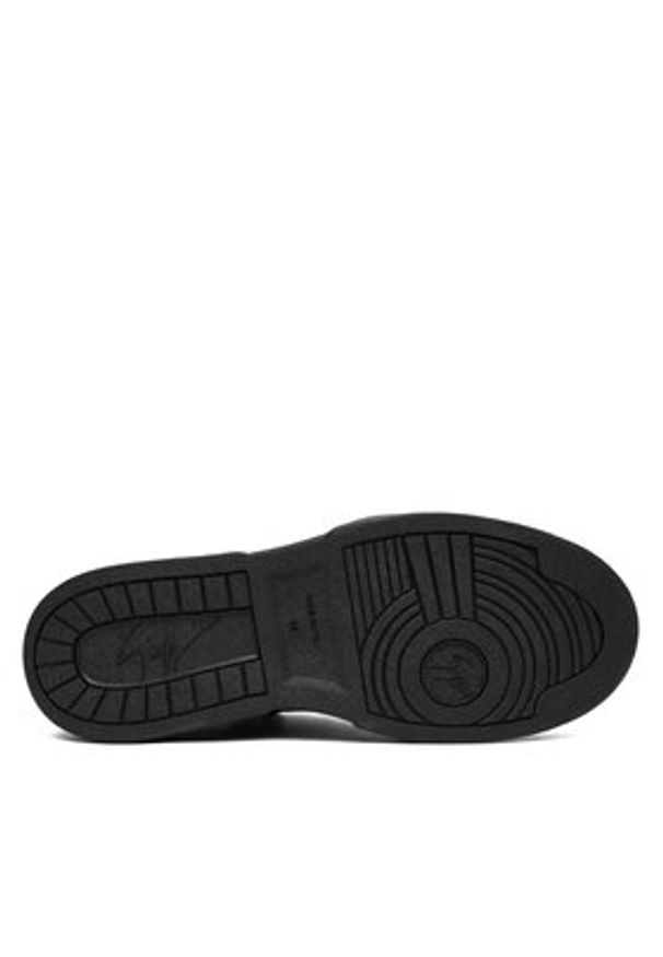 Giuseppe Zanotti Sneakersy RU50014/003 Czarny. Kolor: czarny. Materiał: skóra