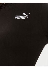 Puma Bluza Ess+ Embroidery 670004 Czarny Regular Fit. Kolor: czarny. Materiał: bawełna, syntetyk #4