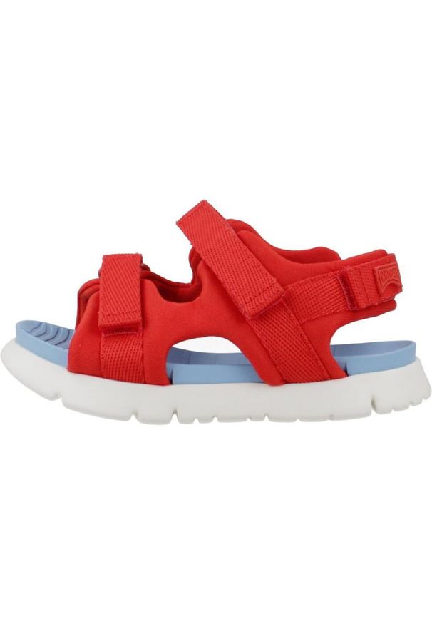 Camper - Sandały CAMPER ORUGA SANDAL KIDS Czerwony. Kolor: czerwony. Materiał: tkanina. Sezon: lato