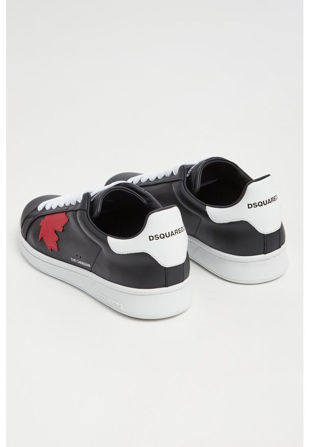 Sneakersy skórzane męskie DSQUARED2. Materiał: skóra