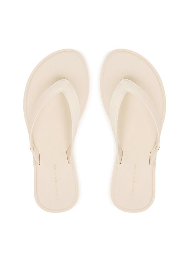 TOMMY HILFIGER - Tommy Hilfiger Japonki Scandi FW0FW09206 Écru. Materiał: skóra