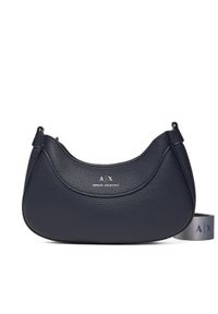 Armani Exchange Torebka 942883 CC783 UB102 Granatowy. Kolor: niebieski. Materiał: skórzane