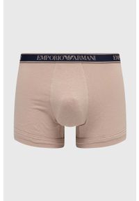 Emporio Armani Underwear bokserki 3-pack męskie kolor beżowy. Kolor: beżowy. Materiał: materiał #2