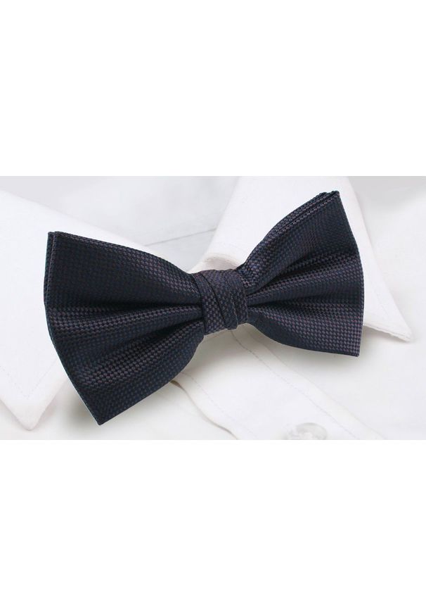 Męska Mucha (Poszetka w Zestawie) - Chattier - Głęboki Burgund i Granat. Styl: sportowy, elegancki