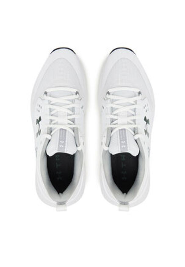 Under Armour Buty na siłownię UA Charged Commit TR 4 3026017 Biały. Kolor: biały. Materiał: materiał. Sport: fitness