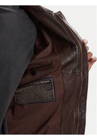 Aeronautica Militare Kurtka skórzana 261PN5058U100839 Brązowy Regular Fit. Kolor: brązowy. Materiał: skóra #6