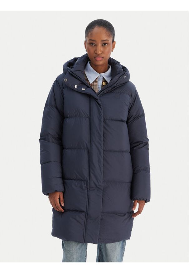 TOMMY HILFIGER - Tommy Hilfiger Kurtka puchowa Modern WW0WW46535 Granatowy Regular Fit. Kolor: niebieski. Materiał: syntetyk