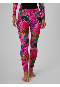 4f - 4F Legginsy do pływania i sportów wodnych z filtrem UPF50+ damskie - multikolor XXL. Kolor: wielokolorowy. Materiał: materiał, skóra. Długość: długie. Sport: żeglarstwo, pływanie #2