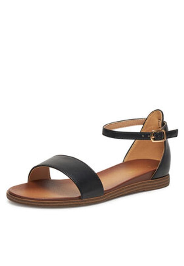 Clara Barson Sandały MAGNA WS5811-01 Czarny. Kolor: czarny. Materiał: materiał, syntetyk