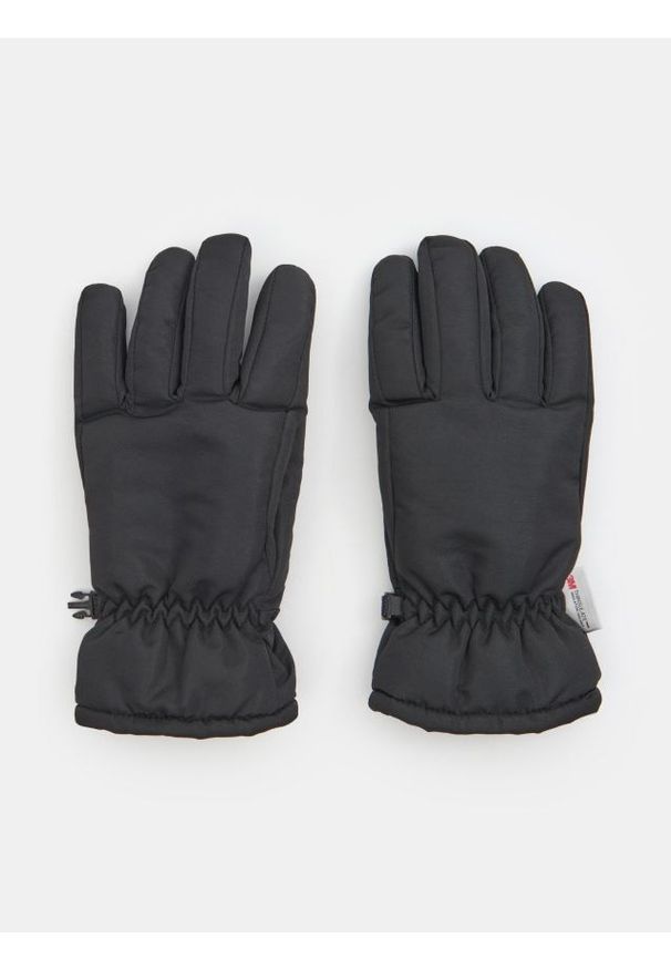 Sinsay - Rękawiczki z warstwą izolującą 3M Thinsulate - czarny. Kolor: czarny