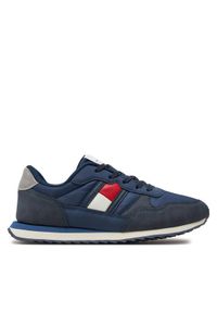 TOMMY HILFIGER - Tommy Hilfiger Sneakersy T3X9-33130-0316 S Granatowy. Kolor: niebieski #1