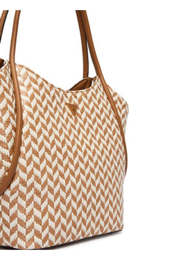 Guess Torebka Tessi HWWG76 91230 Brązowy. Kolor: brązowy. Materiał: skórzane