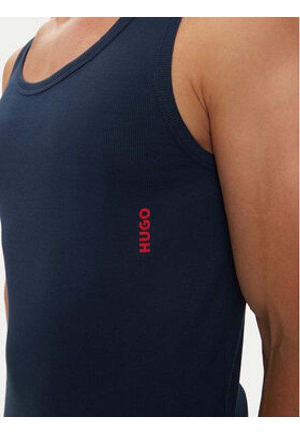 Hugo Komplet 2 tank topów 50469790 Kolorowy Slim Fit. Materiał: bawełna. Wzór: kolorowy
