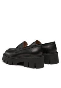 Badura Loafersy MELITO-E23-25713PE Czarny. Kolor: czarny. Materiał: skóra #4