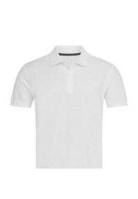 Stedman - Męska Koszulka Polo Henry. Typ kołnierza: polo. Kolor: biały
