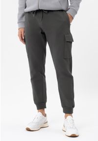 Volcano - Joggery cargo N-CAVE. Kolor: szary. Materiał: dzianina, materiał, dresówka #1