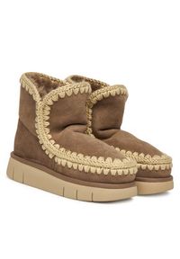 Mou Śniegowce MU.FW531002A Szary. Kolor: szary. Materiał: zamsz, skóra #3