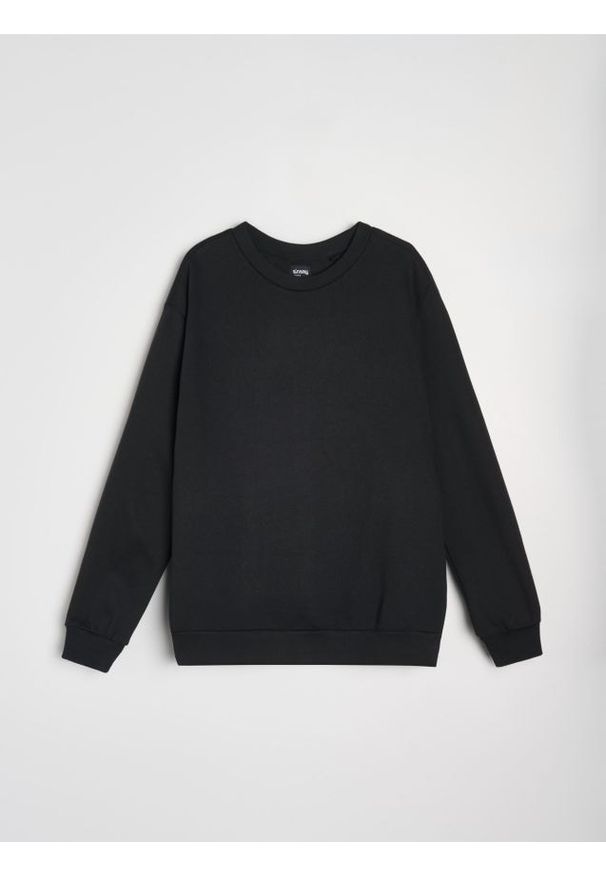Sinsay - Bluza w stylu basic - czarny. Kolor: czarny