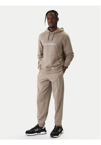 EA7 Emporio Armani Bluza 7M001313 AF13512 U6167 Beżowy Regular Fit. Kolor: beżowy. Materiał: bawełna #4