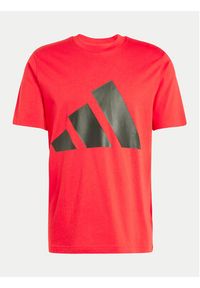 Adidas - adidas T-Shirt Essentials Big Logo JE8934 Czerwony Regular Fit. Kolor: czerwony. Materiał: bawełna #4