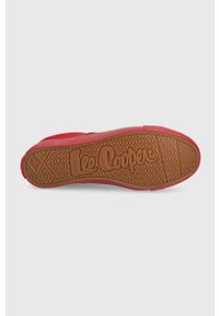 Lee Cooper tenisówki męskie kolor czerwony. Nosek buta: okrągły. Zapięcie: sznurówki. Kolor: czerwony #2