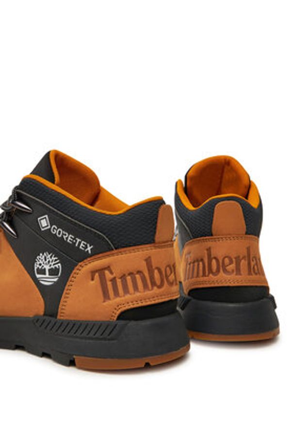 Timberland Sneakersy Sprint Trekker Mid Gtx TB1A2QZE2311 Beżowy. Kolor: beżowy. Materiał: skóra, nubuk. Sport: bieganie