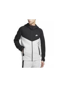 Bluza sportowa męska Nike Sportswear Tech Fleece Windrunner. Typ kołnierza: kaptur. Kolor: wielokolorowy, czarny, szary