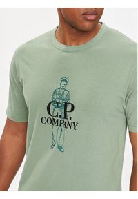 C.P. Company T-Shirt 16CMTS302A006057O Zielony Regular Fit. Kolor: zielony. Materiał: bawełna #5