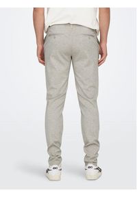 Only & Sons Chinosy Mark 22026326 Szary Slim Fit. Kolor: szary. Materiał: wiskoza #3