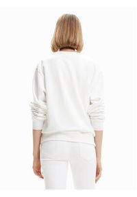 Desigual Bluza Power 23SWSK01 Biały Regular Fit. Kolor: biały. Materiał: bawełna #5