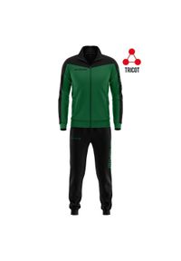 Givova Roma dres z triacetatu dwukolorowy, 5XS. Kolor: czarny, zielony, wielokolorowy. Materiał: dresówka. Sport: piłka nożna