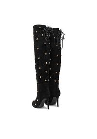 Eva Minge Kozaki EO-MIA-121950 Czarny. Kolor: czarny. Materiał: zamsz, skóra #4