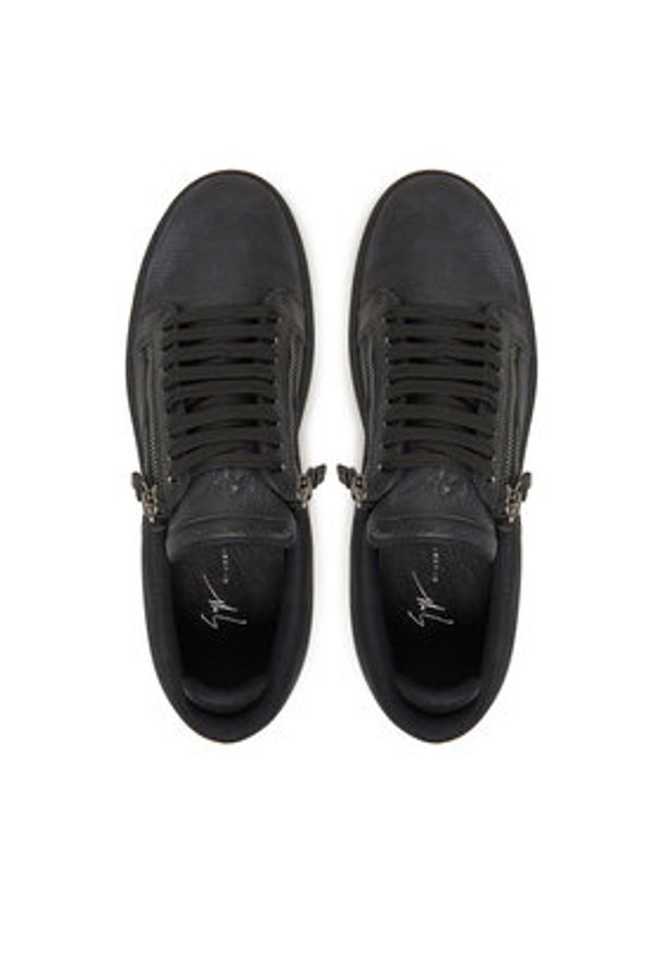Giuseppe Zanotti - GIUSEPPE ZANOTTI Sneakersy Galactus RM50022 Czarny. Kolor: czarny. Materiał: skóra
