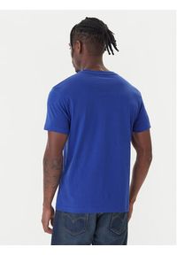 Versace Jeans Couture T-Shirt 79GAHT00 CJ00T Niebieski Regular Fit. Kolor: niebieski. Materiał: bawełna #6