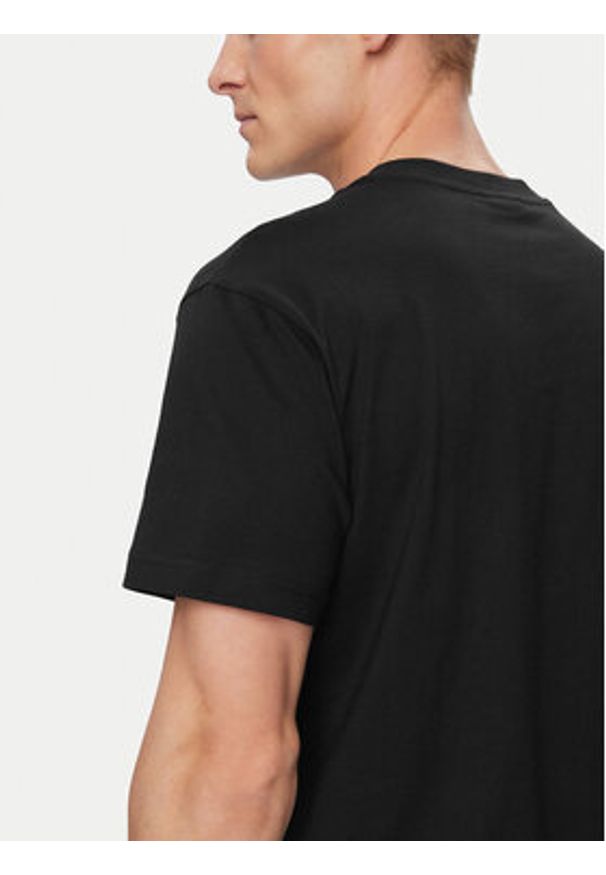Karl Lagerfeld Jeans T-Shirt B2M17067 Czarny Regular Fit. Kolor: czarny. Materiał: bawełna