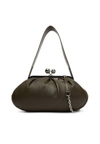Weekend Max Mara Torebka Cubico 2525516194600 Khaki. Kolor: brązowy. Materiał: skórzane
