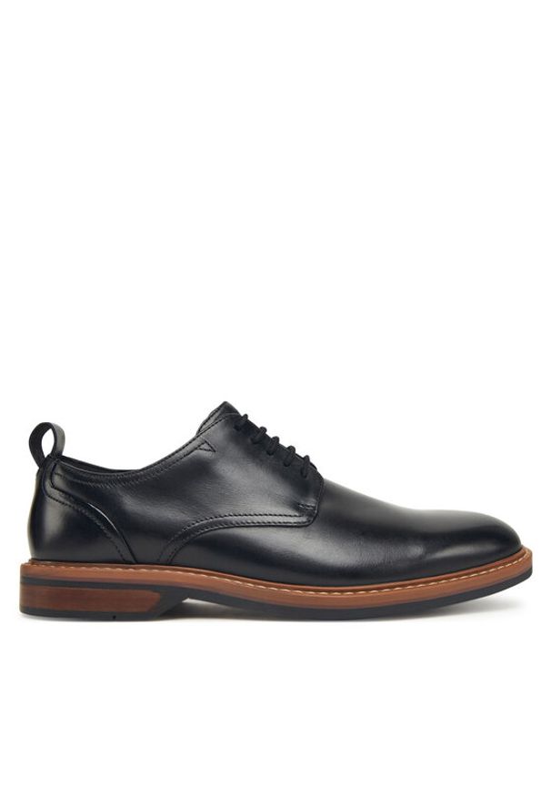 Clarks Półbuty Aldwin Lace 26183981 Czarny. Kolor: czarny. Materiał: skóra