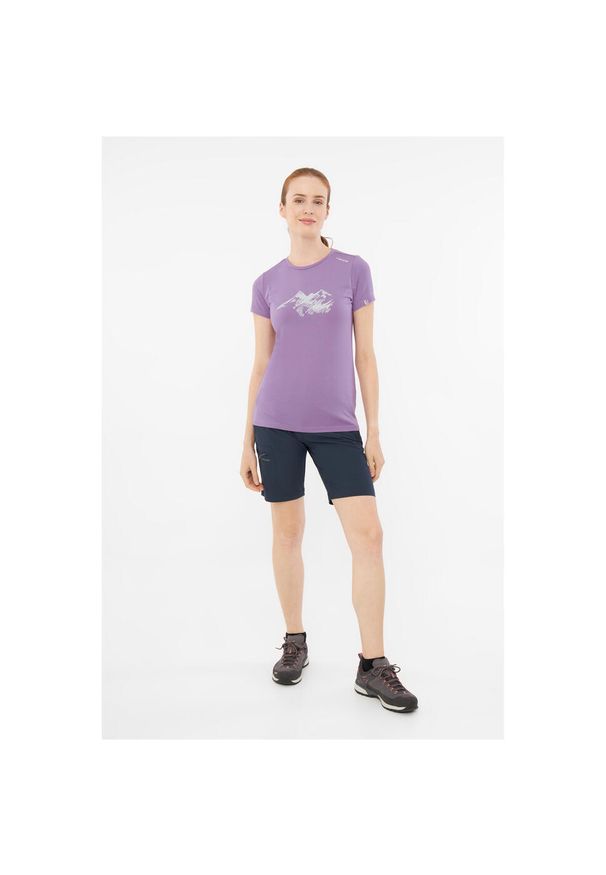 Viking - T-shirt damski VIKING Lenta Bamboo Light Lady. Kolor: fioletowy