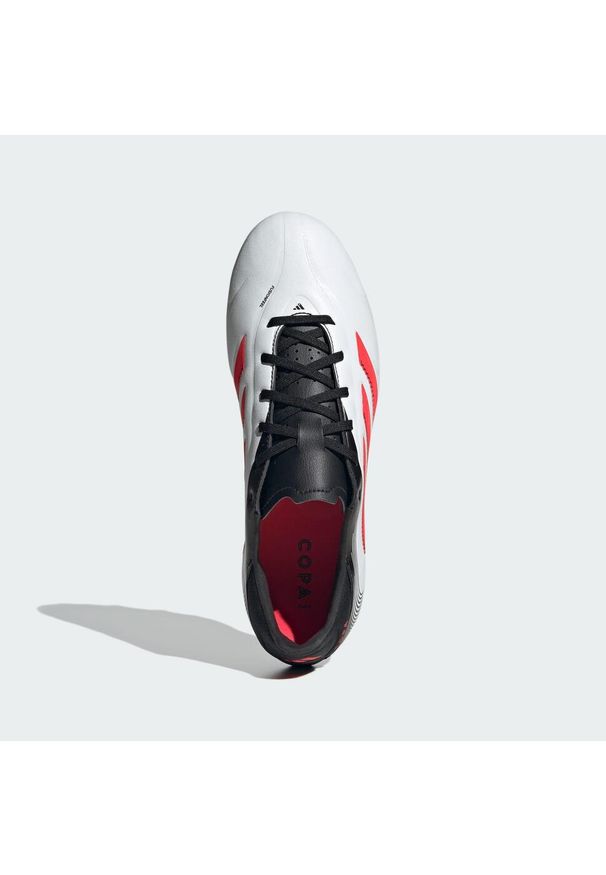 Adidas - Buty Copa Pure 3 League FG/MG. Kolor: czerwony, biały, wielokolorowy, czarny. Materiał: materiał. Sport: piłka nożna